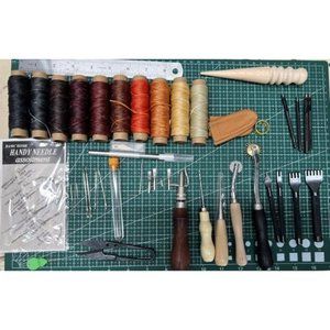 Leather Working Tools for Beginners: Professional Leather Craft Kit